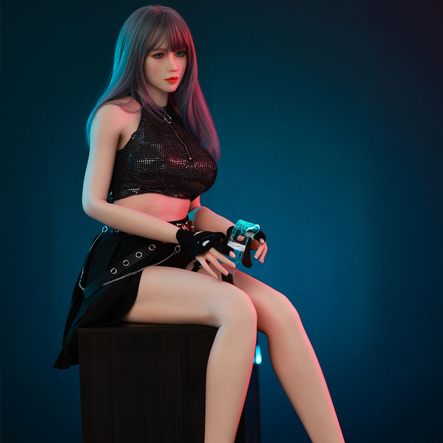 165cm (5ft 5)  White Skin Medium Breast Blue Eyes TPE Sex Doll，In US Stock