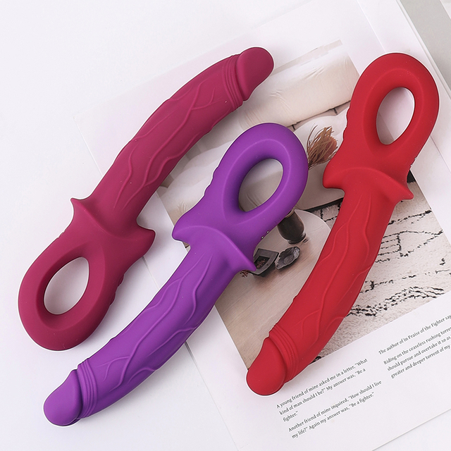 24cm Meiran AV Vibrator, Roland Red, ABS Plastic + Silicone, Magnetic Charging，In US Stock